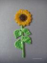 Verzierwachs, Wachsdekor, "Sonnenblume"